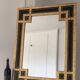 Large Vintage Giltwood Deknudt Mirror Meander Style 1970S