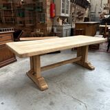 Solid oak farmhouse table
