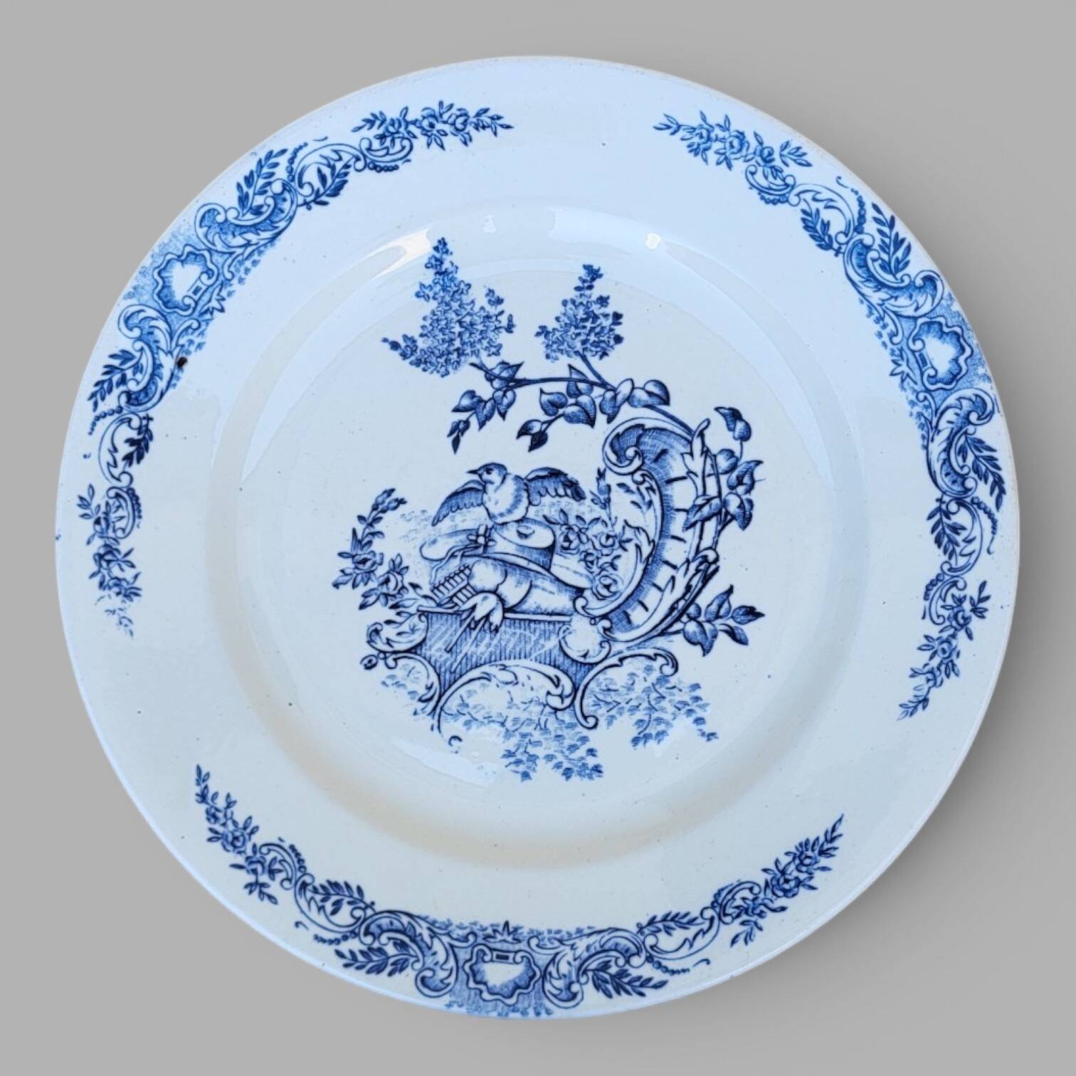 6 flat plates Clairefontaine model Louis XV