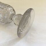Molded glass vase