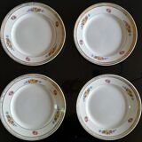 Set of 11 Flat Plates and 8 Deep Plates in Céranord St Amand Earthenware