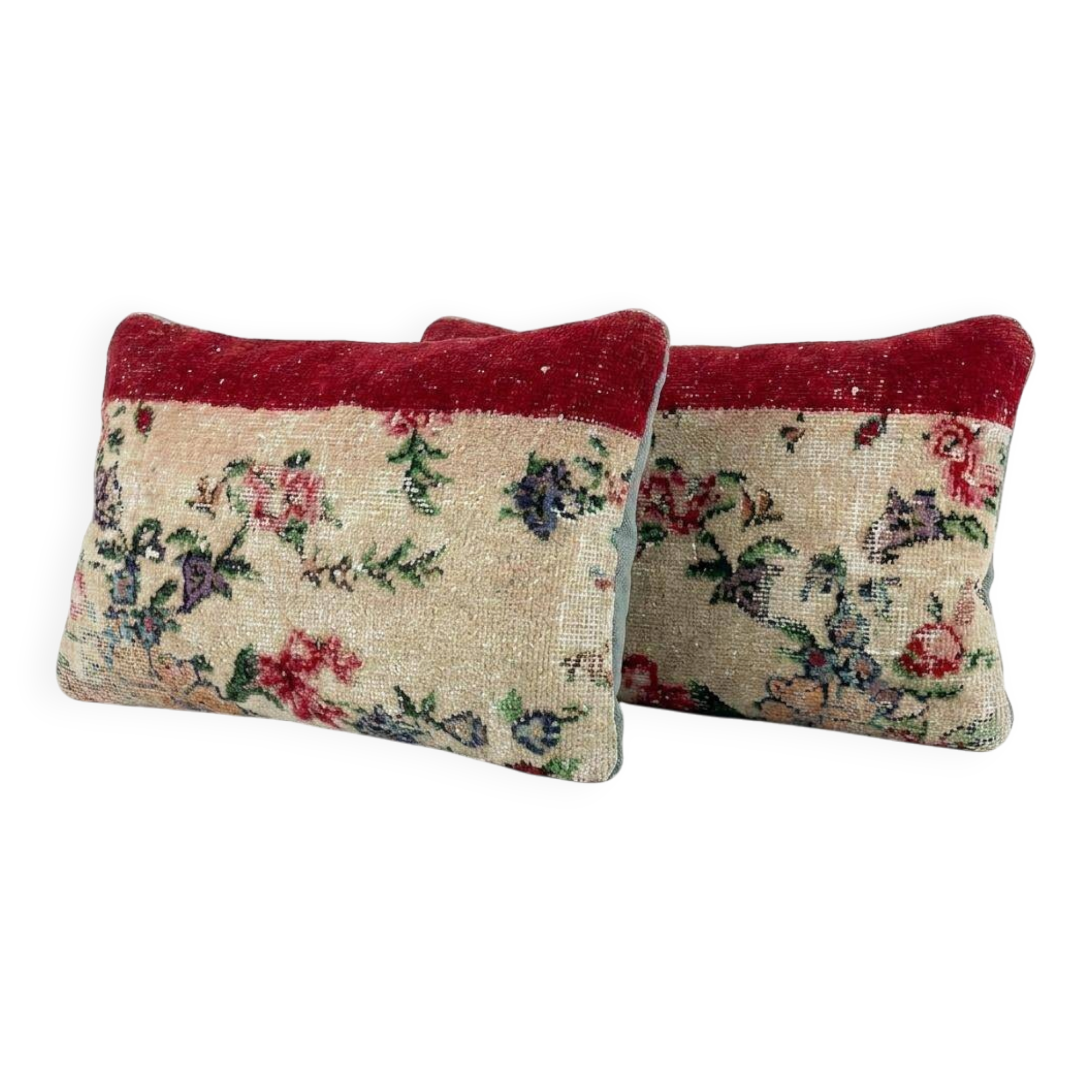 Set of 2 vintage Turkish cushion covers 41x61 cm