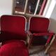Pair of 1950s Fischel movie chairs