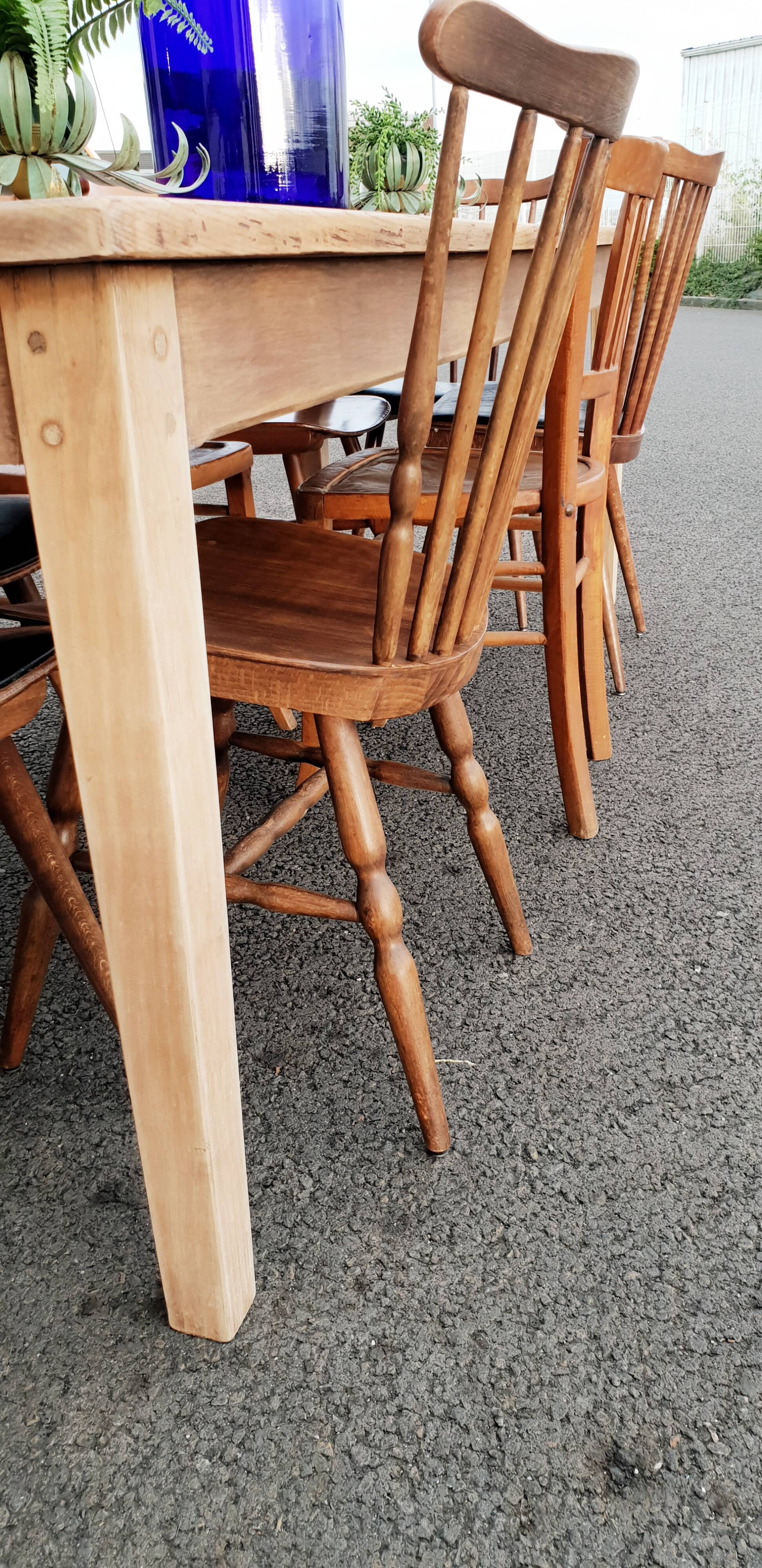 Vintage farm table