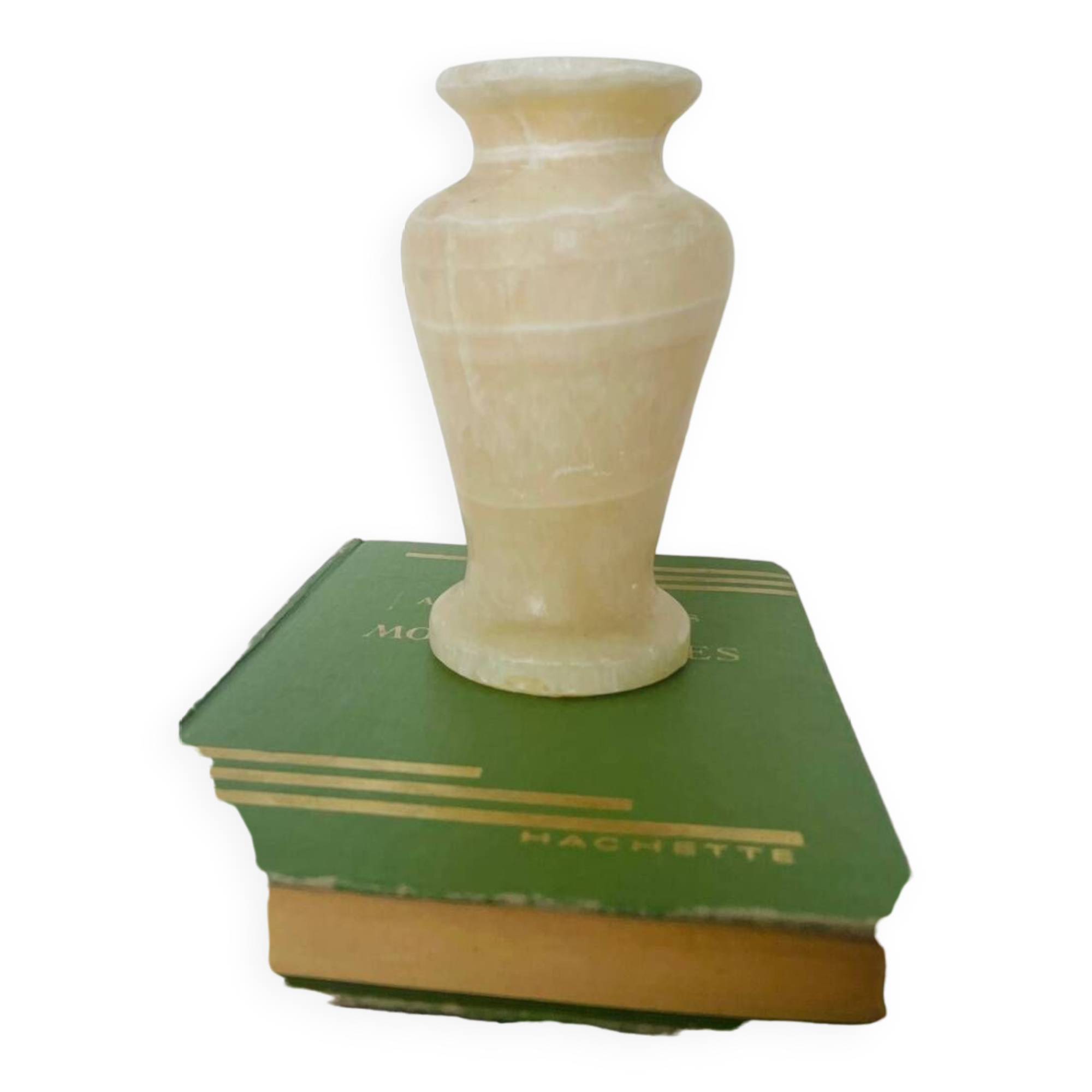 Vintage alabaster vase