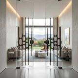 Brutalist Cast Aluminum Door Panel, 1960s