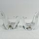 Pair of crystal candlesticks