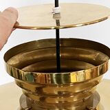 Large brass pendant light. Sweden 1960s