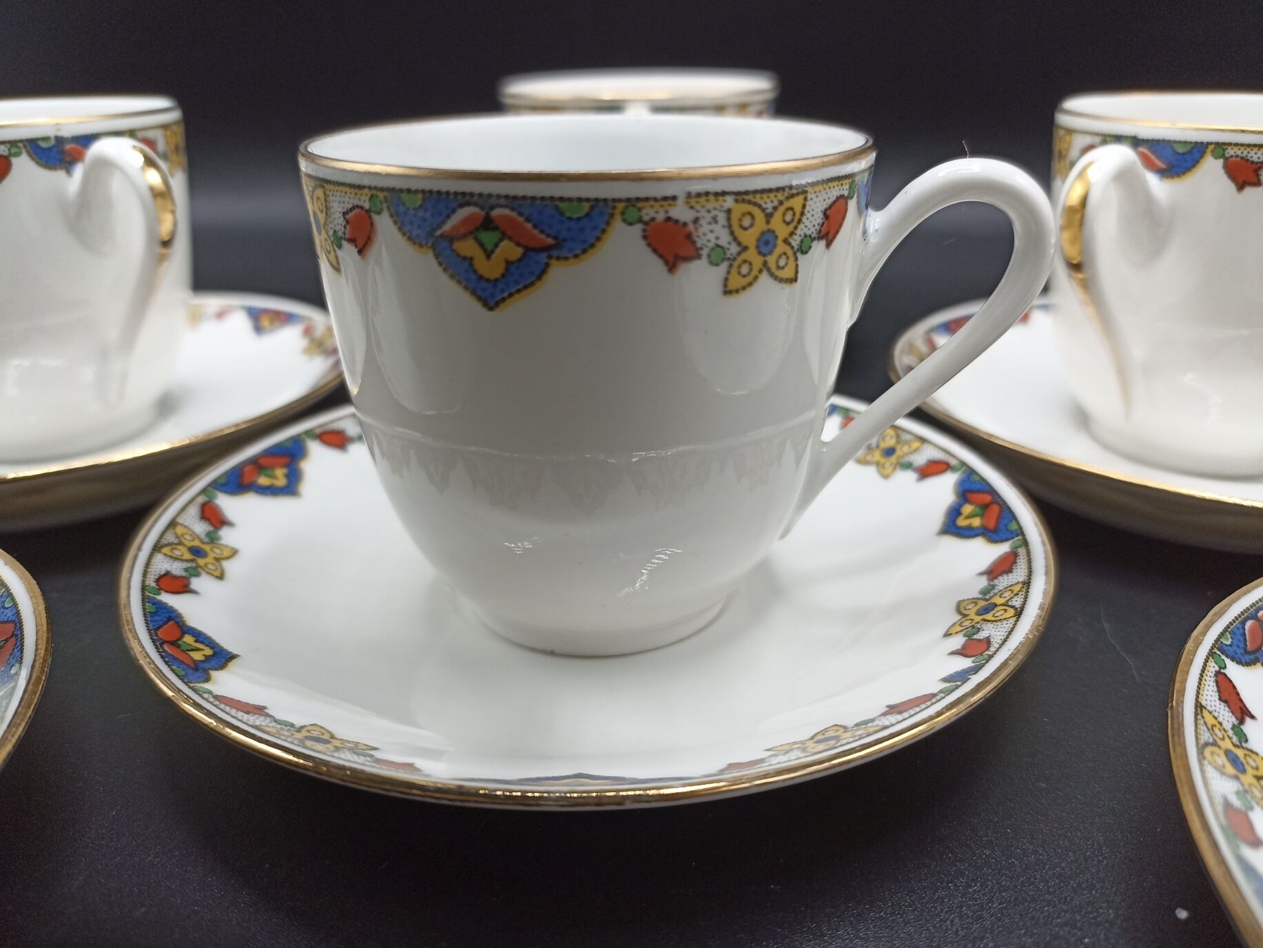 6 Cups art deco coffee - Jean Boyer