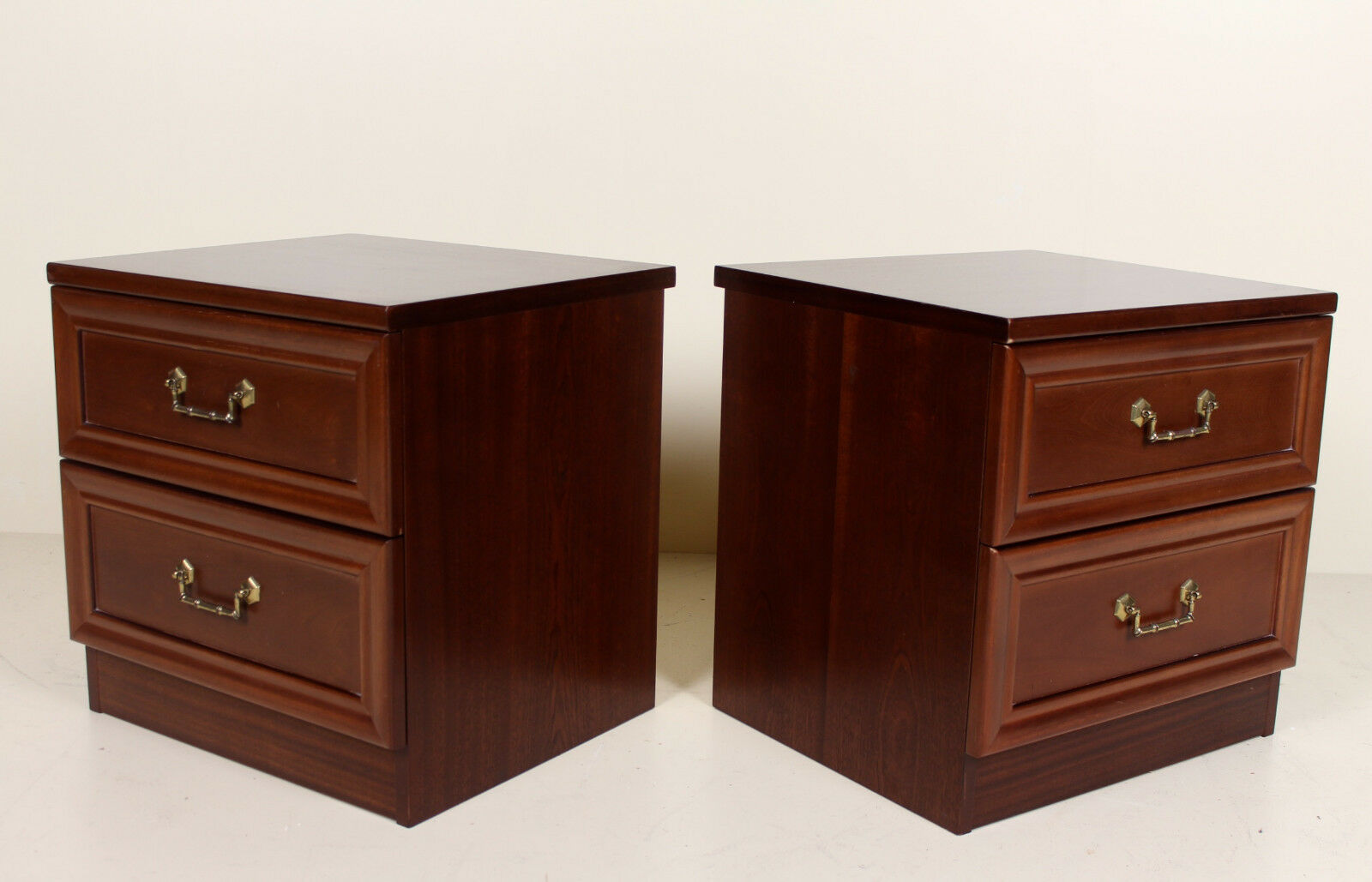 Pair of nightstands in mahogany G Plan