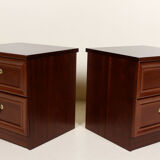 Pair of nightstands in mahogany G Plan