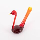 Swedish Art glass Birds sculptures from Bergdala, 1970’s