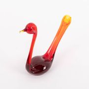 Sculptures d'oiseaux en verre artistique suédois de Bergdala, années 1970.