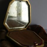 Caiman leather powder tray