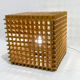 Mid-Century Modern Italian Wooden Cube Lamp, 1960s