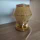 Touch lamp, Clichy glass, creamy yellow
