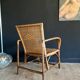 Wicker armchair