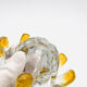 Murano Bowl Archimede Seguso Bullicante Crystal & Fritté Gold 1950
