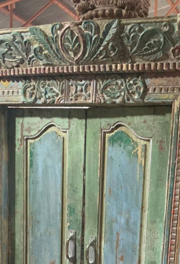 Old Indian door, original piece and patina