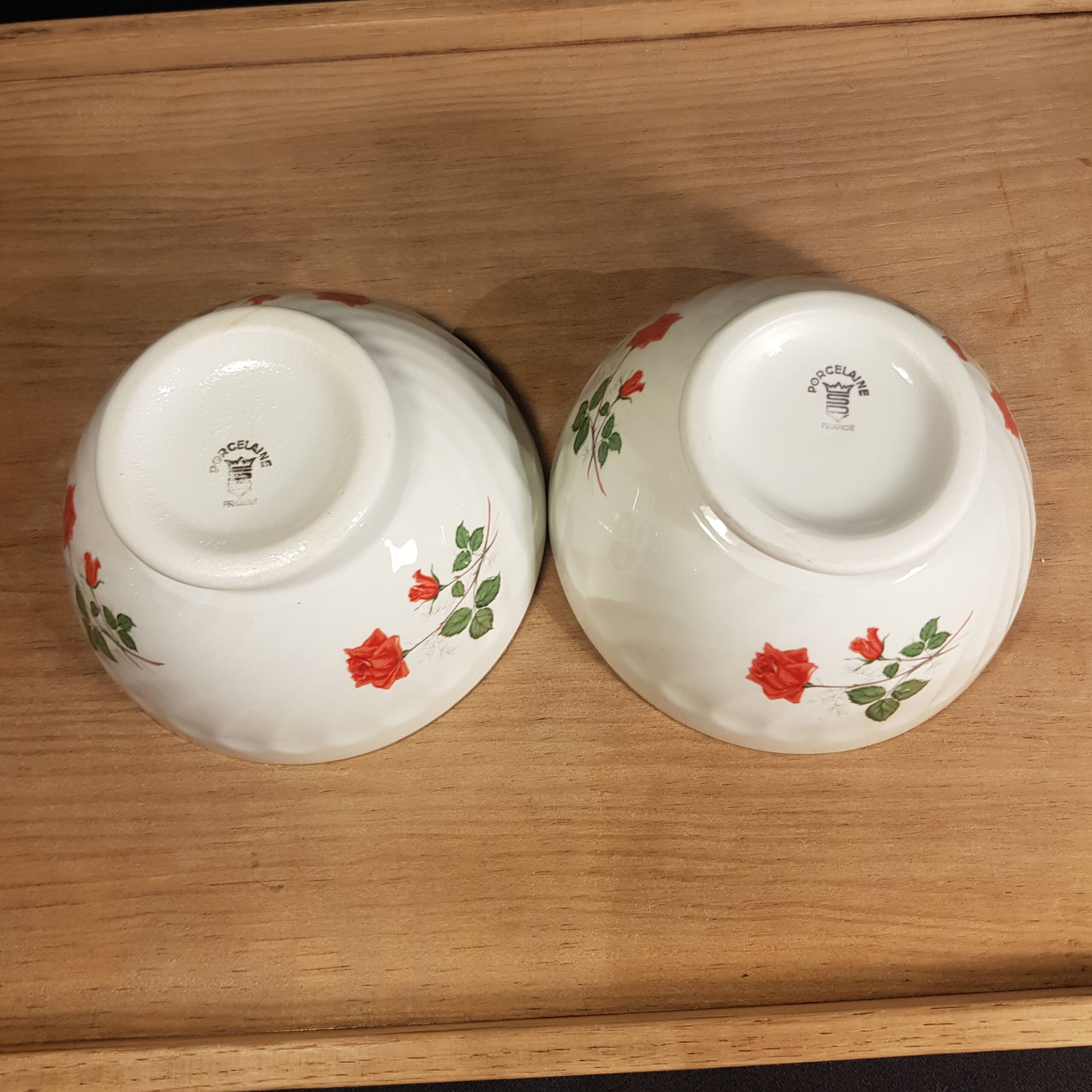 2 Digoin Sarreguemines bowls