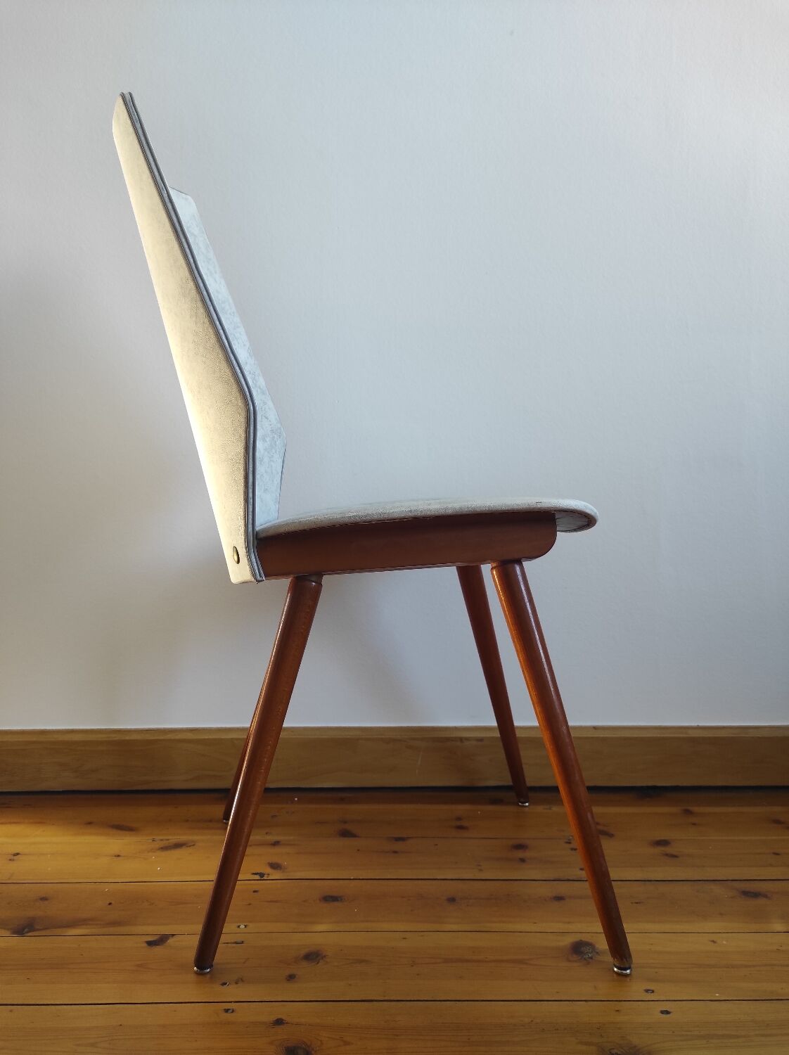 Set of 4 BAUMANN chairs from the 60s (model 840, Max Bill)