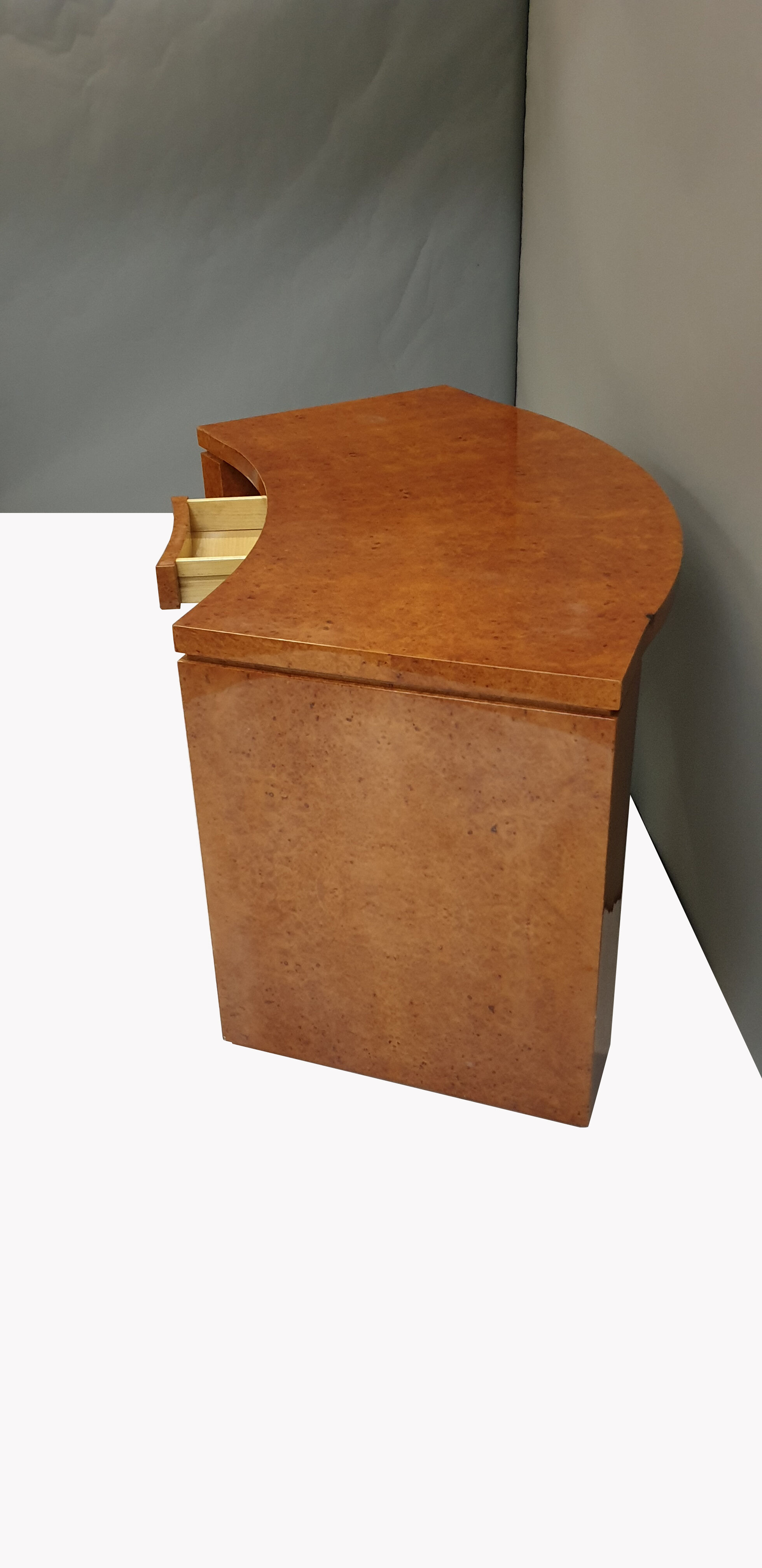 American maple loupe desk