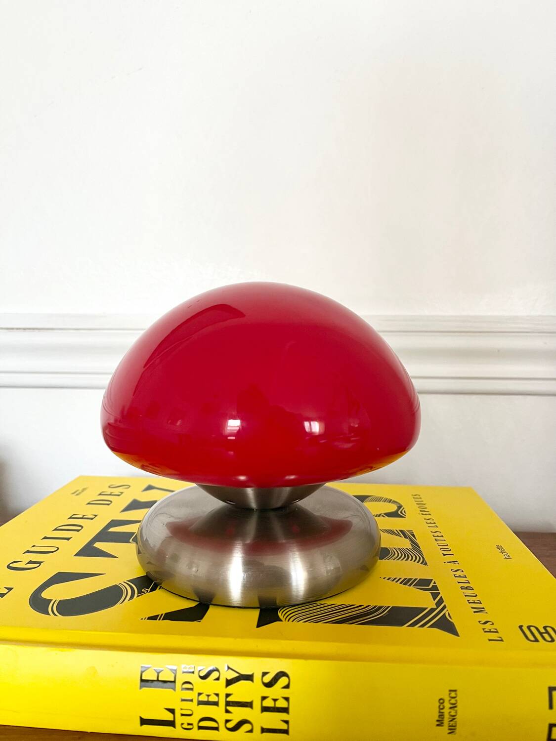 Vintage UFO touch mushroom lamp