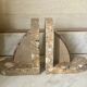 Pair of Art Deco marble bookends