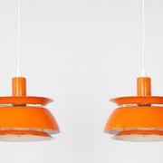 Paire de 2 lampes vintage du Nevada par Vitrika, années 1980.