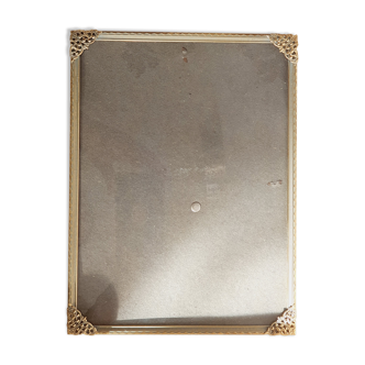 Vintage brass frame lace effect