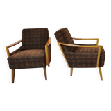 Pair of vintage 60s armchairs