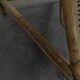 Bamboo and rattan floor lamp