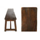 Wooden bench