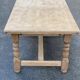 Renovated 19th-century oak extendable farmhouse dining table 160-240cm