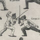 Planche originale escrime