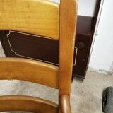 Country armchair in solid oak