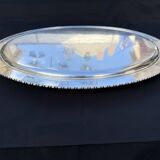 Large tray – Silver-plated metal – Goldsmith Bouillet & Bourdelle
