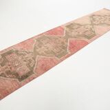 3x13 Vintage Red & Brown Classic Persian Runner Rug, 92x408Cm