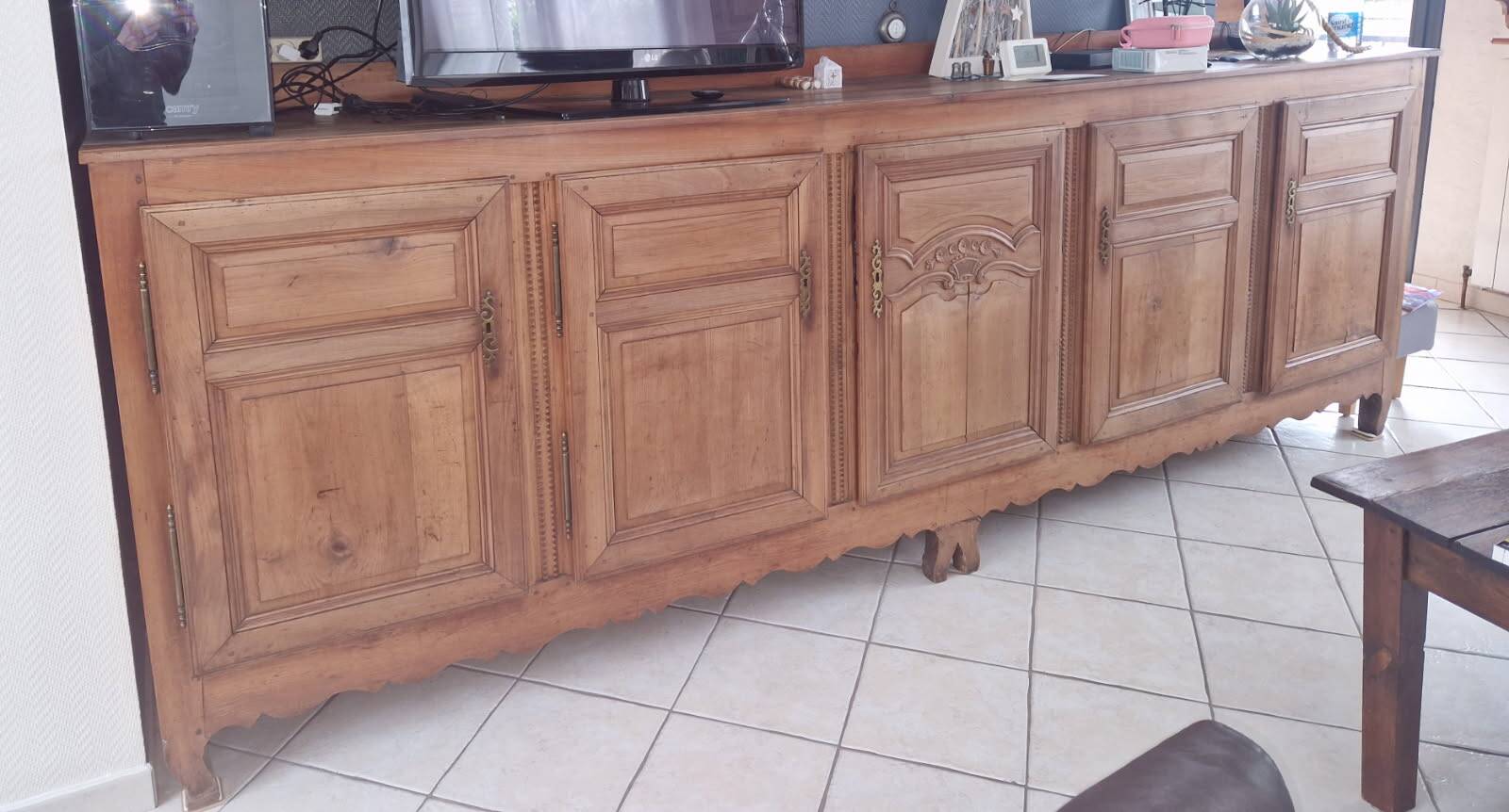 Cherry wood sideboard