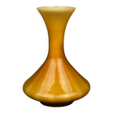 Vintage Murano Yellow Vase, Italy 1970s