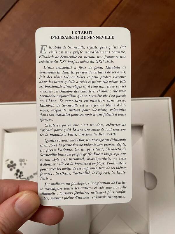 Oracle "Tarot" Elisabeth de Senneville - OOP - Vintage