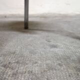 Old chrome metal swivel medical stool