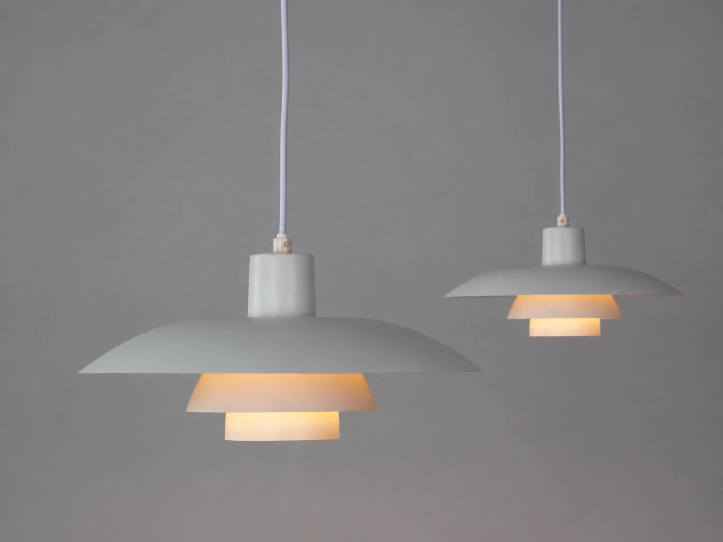 Vintage PH 4/3 Pendant Lamps by Poul Henningsen, 40 cm, Louis Poulsen, Dani
