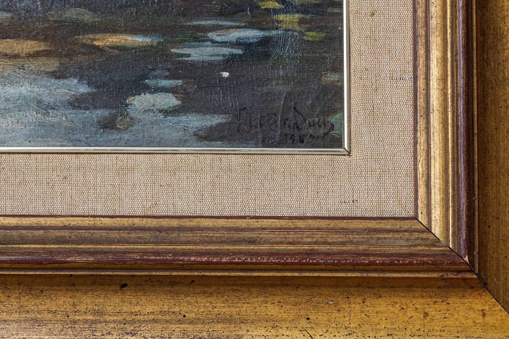 Tableau Impressionniste - Scène Portuaire