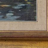 Tableau Impressionniste - Scène Portuaire