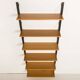 Scandinavian modular oak shelving system, 1960s
