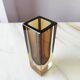 Amber Murano glass soliflore vase Sommerso 1970