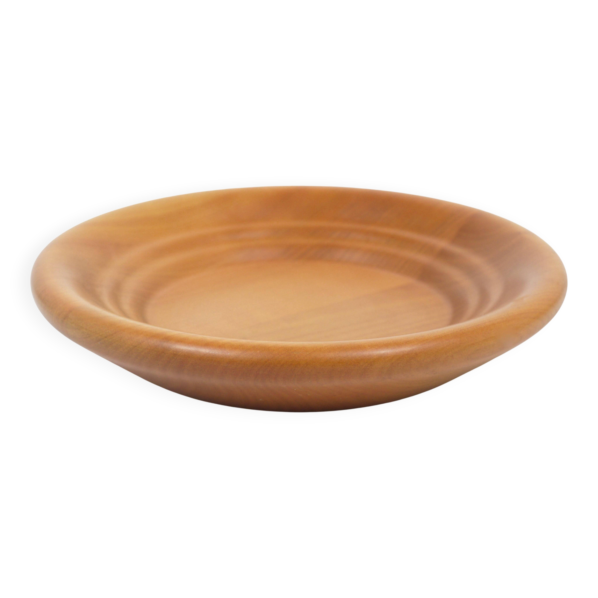 Modernist Wooden Bowl by Carl Aubock, Austria, 1970s