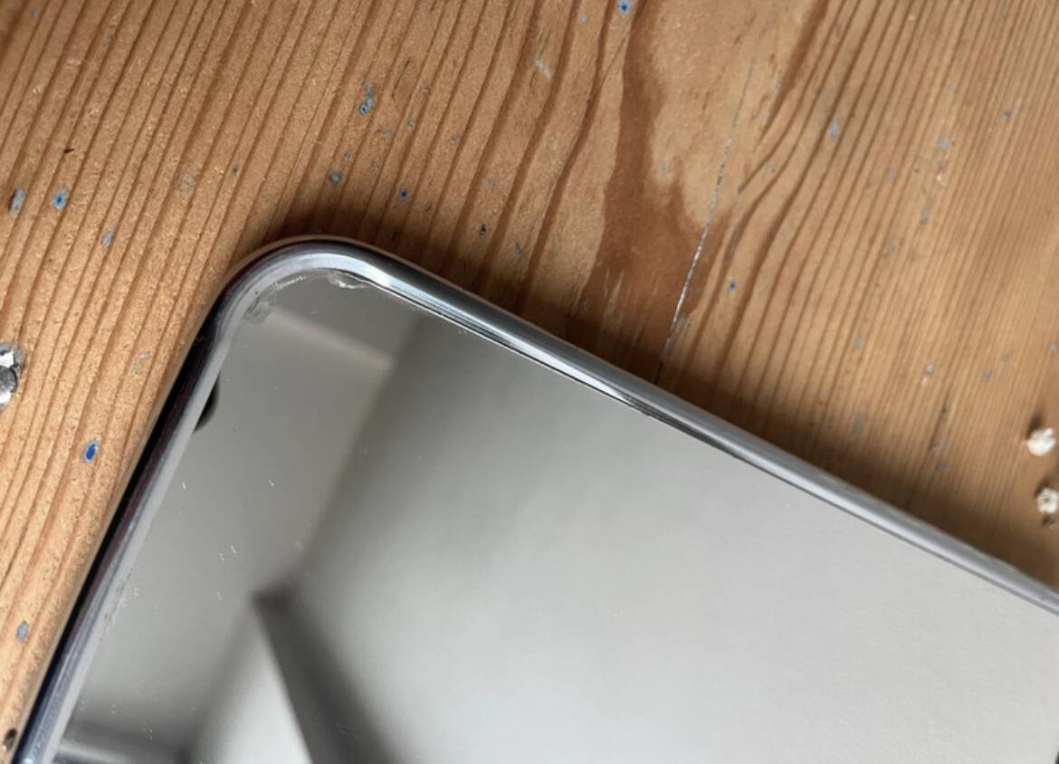 Vintage barber mirror