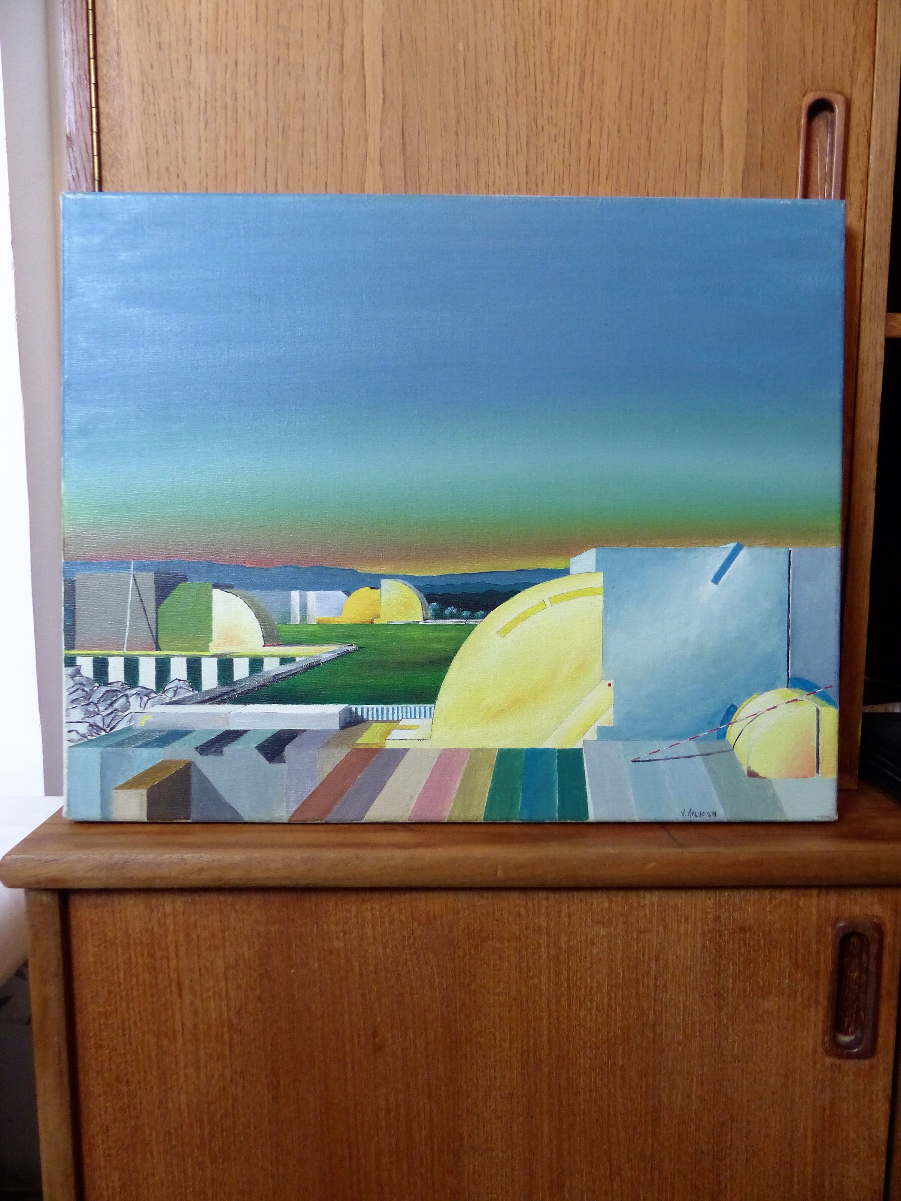 Painting by Vincent Malvoisin
